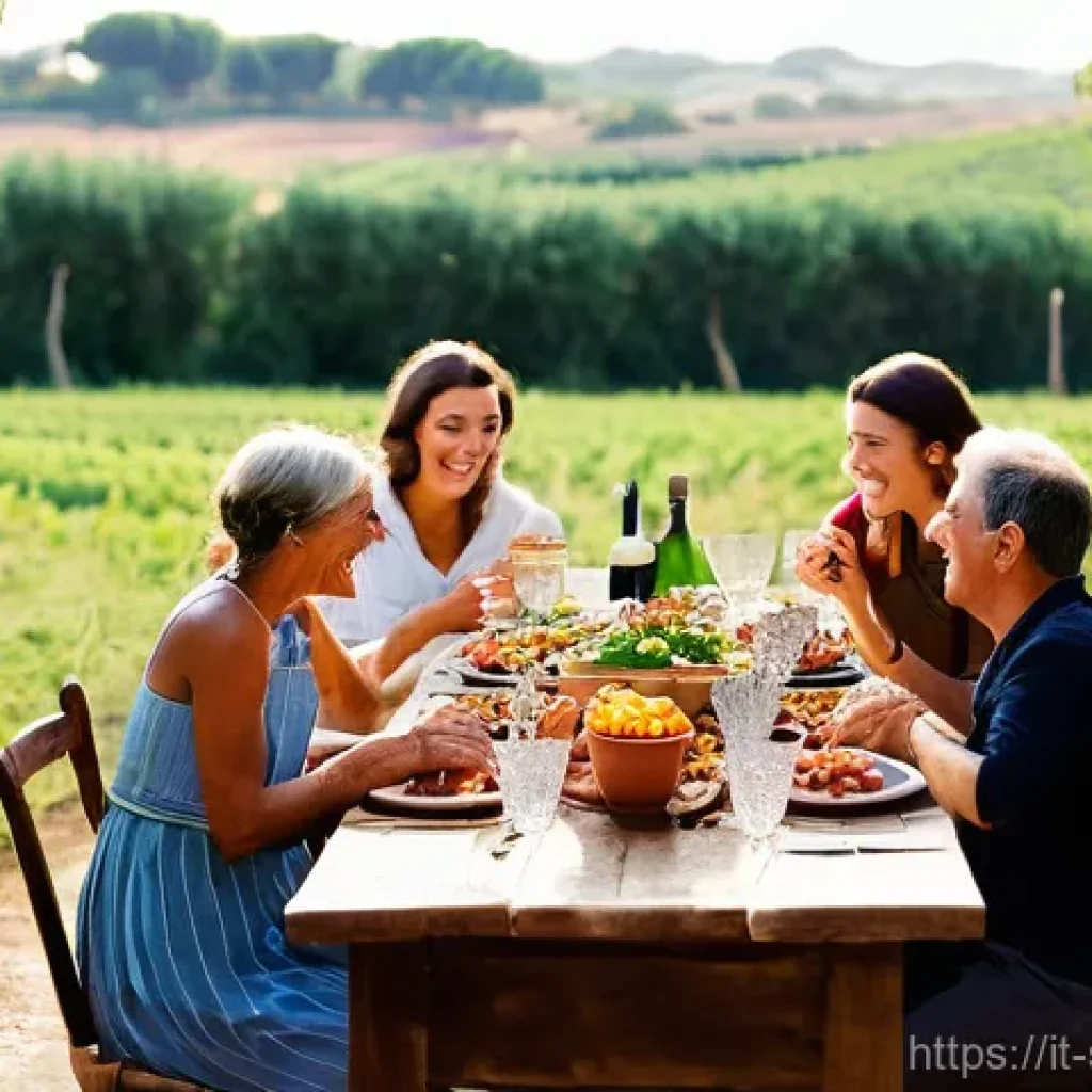 소믈리에가 추천하는 저렴한 와인 - **Prompt 1: Puglian Rustic Dinner**
"A cozy and inviting outdoor dinner scene set in a tradition...
