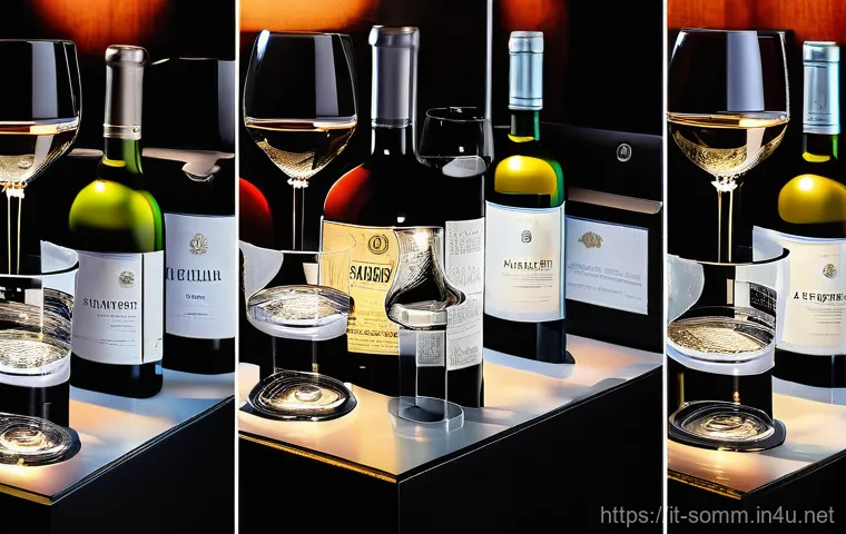 와인 산업에서의 소믈리에 역할 - Here are three detailed image prompts in English, reflecting the provided text about sommeliers, adh...