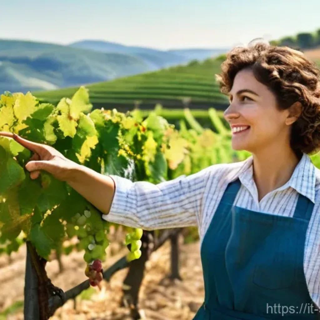 소믈리에로서 성장하는 법 - **Prompt:** A young, enthusiastic sommelier student, an Italian woman in her early 20s, with short, ...