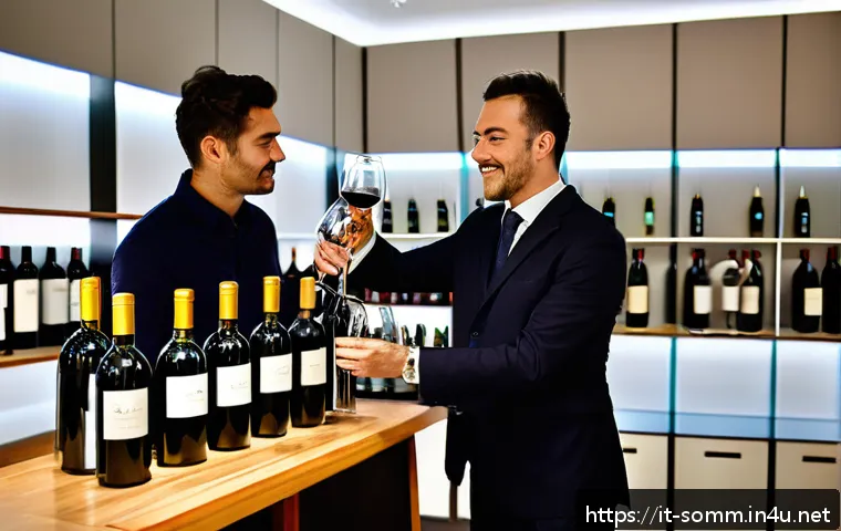 소믈리에 경력 전환 성공기 - A professional Italian sommelier classroom setting, featuring a diverse group of adult students atte...
